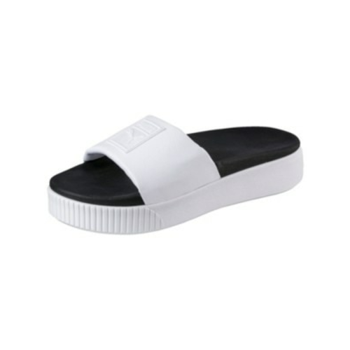 Puma Platform Slide Sandals puma white puma black Gr. 7.0 UK