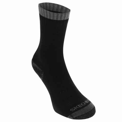 arape Skechers Work Socks 3 Pack Ladies Crna Jeftinije.hr