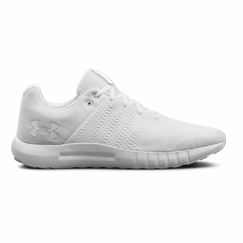Under armour micro g pursuit shop white