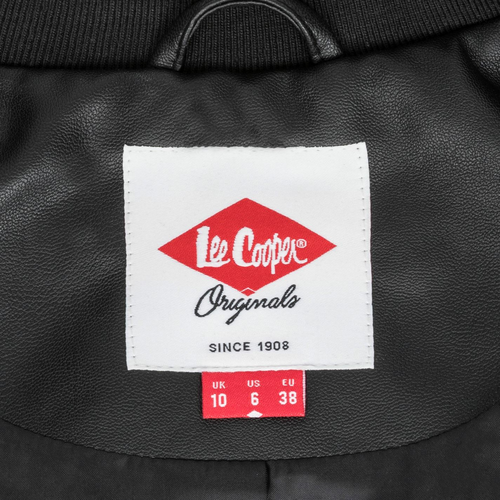 Lee cooper classic on sale pu jacket ladies