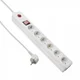 Fast Asia Produži kabl 6r/5m sa prekidacem i zašitom 3x1,5mm (Linkom) - beli ( 594 )