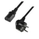 Napajalni kabel CEE7/7 (90°) v skladu z IEC C13, 1,8 m - LogiLink CP090