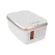Kucni punjac LDNIO A1204Q 5V/ 2,4A FAST CHARGING sa kablom USB na Type-C beli.