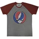 The Grateful Dead Steal Your Face Classic Grey & Red XL Majica