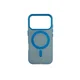 Silikonska futrola Magsafe FLURO COLOR Iphone 17 Pro PLAVA
