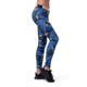 NEBBIA Women‘s leggings Mid Waist Ocean Power blue