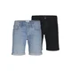JACK & JONES Kavbojke modra / črna