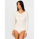 zd ZERO DEFECTS Spodnja majica Artemisa Long-sleeve Soy fiber naravno bela