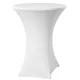 NEW Okrogel prt brez likanja O 80cm Tkanina Jersey bela - Hendi 813157
