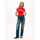 Tommy Hilfiger Majica WW0WW49245 Rdeča Slim Fit