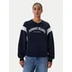 Tommy Jeans Majica VARSITY modra/bela