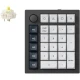 Keychron Keychron Q0 Max QMK Podloga za številke po meri / Ogljikova črnina / Gateron Jupiter Banana / Q0M-M4, (5000060464)