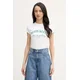 Calvin Klein Jeans kratka ženska majica bombažna z elastanom