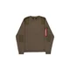 ALPHA INDUSTRIES Majica oliva/živo rdeča