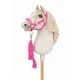 BB Komplet za hobi konje: povodec A3 + vrv - temno roza