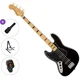 Fender Squier Classic Vibe 70s Jazz Bass MN LH Standard SET Black Električna bas kitara