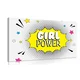Slika s pop art napisom – GIRL POWER - 30x20