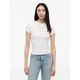 Tommy Jeans Majica Script Rib DW0DW22809 Kremna Slim Fit