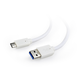 Kabel USB 3.0 (AM) do USB 3.1 (CM), 1,8 m, bel