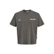 Jack & Jones Junior Majica JCOLEGACY temno siva / oliva / jastog / off-bela