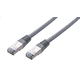 C-TECH Patchcord Cat5e, FTP, siv, 5m