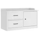 Klupa za predsoblje SANDNES 87x40x50 cm od masivne borovine