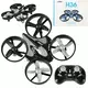 WOWO Mini RC dron 2,4 GHz s 6-osnim žiroskopom - črn