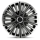 AutoStyle Pokrovi platišč Motion Silver/Black 15