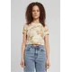Womens short T-shirt Cropped Camo light/camouflage