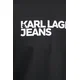 KARL LAGERFELD JEANS Majica  črna / bela