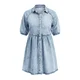 Imily Bela Obleka moder denim