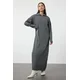 Trendyol Modest Ženska haljina Tctaw25Eb00013, Siva
