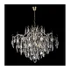 Kristalni luster na lancu 6xE27/60W/230V