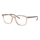 Ray-Ban RX7185 5940 Rjava/Kristalna
