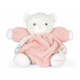 Plišasti medvedek Chubby Bear Powder Pink Plume Kaloo rožnati 18 cm iz nežnega materiala v darilni embalaži od 0 mes