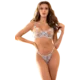 Cvetlični apliciranje vezenje Mesh Underwire spodnje perilo set M-L