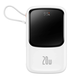 BASEUS POWER BANK 10000MAH QPOW PRO - USB + TYPE C - PD 20W SA LIGHTNING KABELOM BIJELI