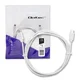 Qoltec USB 2.0 kabel tipa C moški | USB 2.0 tip C moški | 1,4 m | bel