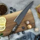 Damaščanski kuhinjski nož KU-37427 - Kiritsuke / Crna / Zlatna KP37427