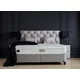 Boxspring postelja PALERMO 180x200cm - siva