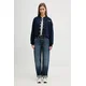 Pulover Tommy Hilfiger ženski, mornarsko modra barva, WW0WW47835