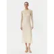 PINKO Cocktail obleka 104709 A2EX Bež Regular Fit