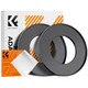 K&F Step Up Filter Ring 49-82mm*2pcs,+Vacuum Cleaning Cloth*1