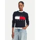 Tommy Jeans TJW FLAG CREW NECK SwEATER pisana