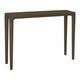 Smeđi pomoćni stol od punog hrasta 12x110 cm HeartnSoul – UMAGE