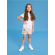 Sinsay - Kratke pantalone Bluey - prljavo roze