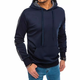 Dstreet Moški pulover s kapuco VALE temno modre barve bx5121 XL