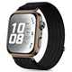 Tech-protect Nylon pašček za Huawei Watch Fit 3 / 4 / 4 Pro / 5 / 5 Pro, black