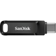 SanDisk Ultra Dual Drive Go USB Type C, 256GB 3.1/3.0, b do 400 MB/s, črn