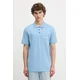 Bombažen polo Karl Lagerfeld Jeans siva barva, A2M17094